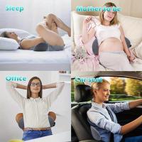 Almohada De Espuma De Memoria Ortopédica Para Alivio Y Soporte Lumbar Ideal Para Dormir De Lado Embarazo Y Maternidad - details 1