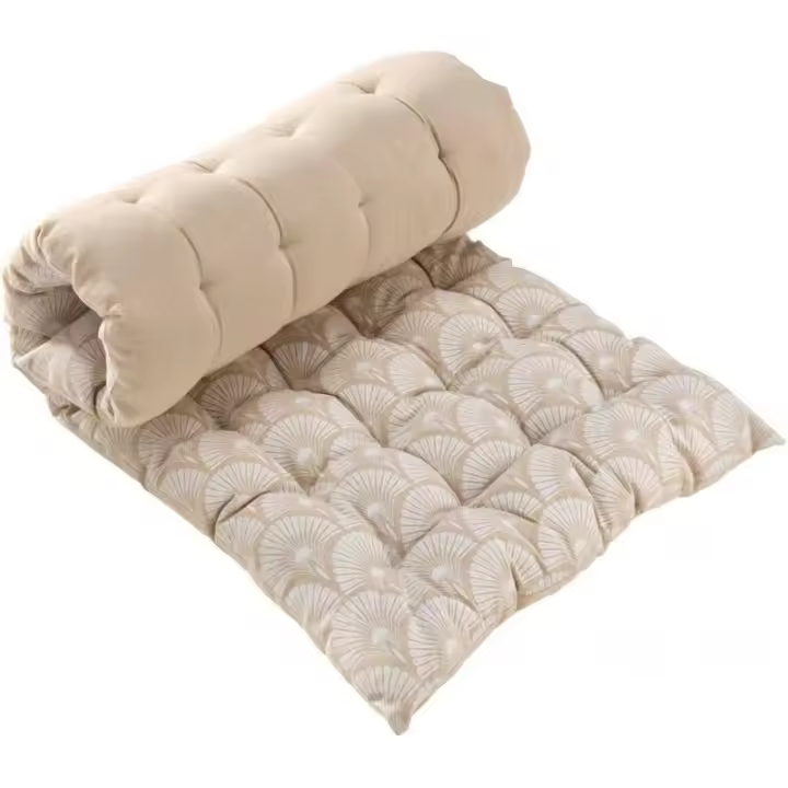 TIENDA EURASIA - Colchon para Bancos Interiores, 60x120cm, Colchoneta Fabricado en Algodón, Diseño Estampado Original - 1