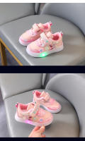 Zapatos De Deporte Para Niños Y Niñas Disney LED Elsa Morado Rosa Transpirables Comodidad En El Uso Material De La Suela De Goma Tallas Verdaderas - details 12