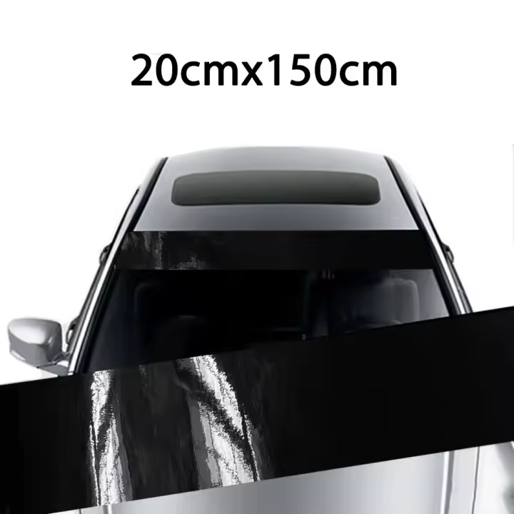 Pegatinas De Sol Para Coche Pegatinas Decorativas De Vinilo 3D Para Parabrisas Delantero Y Trasero Adhesivo Para Ventanas De Automóvil - 1