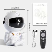 Proyector De Astronauta LED Luz De Noche Galaxia Estrella Cielo Atmosfera Decoración De Escritorio Habitación Hogar - details 5