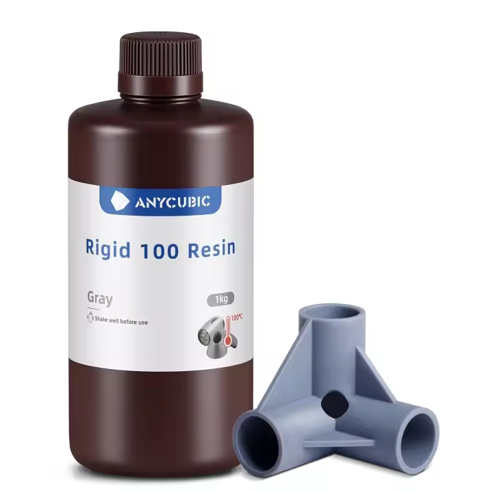1Kg Anycubic Resina Rígida 100. Rigid 100, resina 3d, impresion 3d, material - 1