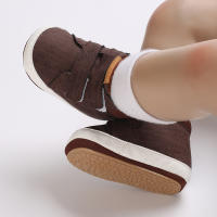 Zapatos Para Bebé 0-18 Meses Niño Y Niña Suéter De Cuero PU Suave Suela De Goma Antideslizante Zapatos Casuales Para Todoterreno - details 8