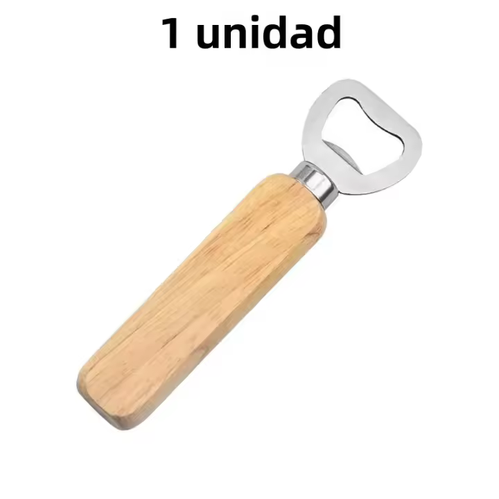 Abrepuertas De Madera Para Botellas Y Cans 1-20PCS Herramientas De Cocina Y Bar Eco-amigable Para El Hogar Y Bebidas - 1