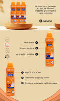 Babaria Pack 3x Bruma Protectora Sport SPF50: Spray de aplicación invisible SPF50, Resistente al Agua y Sudor 200ml - details 0