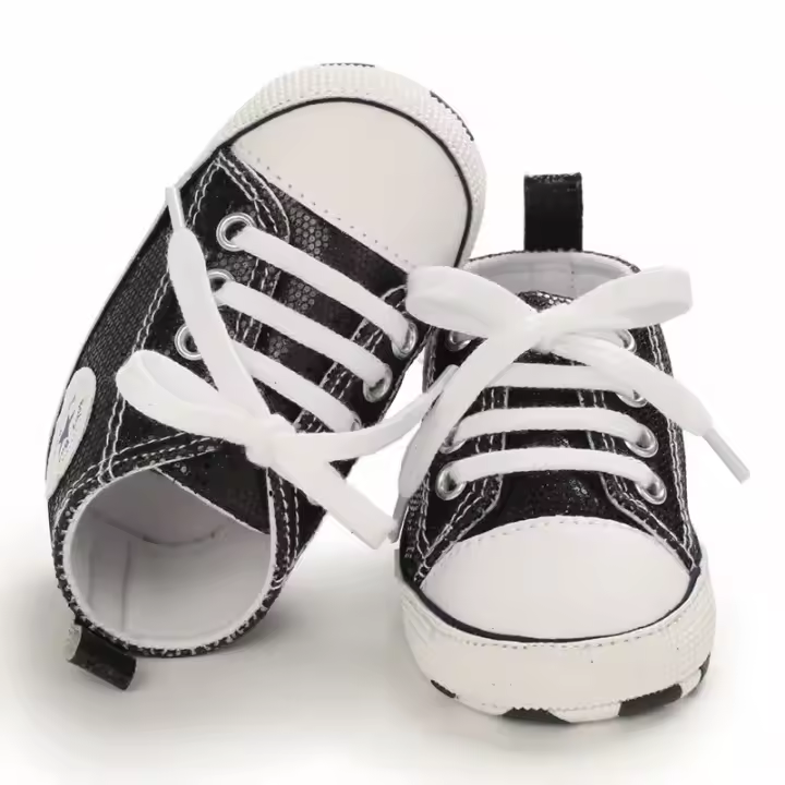 Meckior Zapatillas De Lona Para Bebés Niños Y Niñas Zapatos Deportivos Para Primera Caminata Suaves Antideslizantes Para Niños Y Niñas - 1