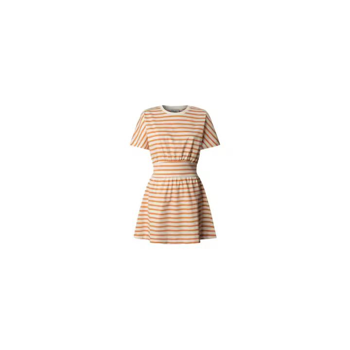 Vestido corto de rayas - 1