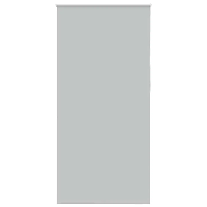 vidaXL Estor Enrollable Opaco gris claro 100x230 cm Tela Ancho 95,7 cm - 1