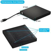 Fuente Externa De CD DVD USB 2.0 Slim Protable Lector / Escritor De DVD-RW CD-RW Para Portátil PC Laptop - details 4