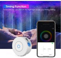 Proyector de cielo estrellado inteligente panamalar, wifi, proyector de luz de estrellas para niños, con control por voz de Alexa/temporizador, luz nocturna regalo para niños, fiesta de Navidad - details 3