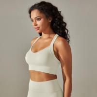 Sujetador de Yoga sin costura para Mujer, Top short Deportivo with neumáticos anchos y espalda Cruzada, Chaleco Deportivo para Gimnasio, Top Liso para entrenamiento y Correr - details 8