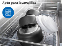 Juego de utensilios de cocina de inducción de 10 piezas, juego de ollas y sartenes antiadherentes con asas extraíbles, para todas las cocinas, diseño apilable, apto para lavavajillas y horno - details 3