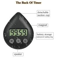 Temporizador de Ducha Silencioso que funciona con Pilas, temporizador digital resistant al agua, temporizador Bonito de tamaño Pequeño G [Kk] - details 1