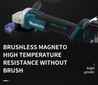 Makita 18V DGA404 Mezcladora De Ángulo Eléctrica Recargable De Potencia Alta Con Motor Brushless 125/100mm Para Corte Y Pulido - details 4
