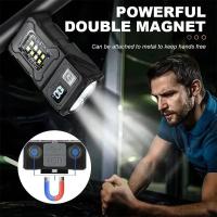 Linterna Multifuncional Portátil Recargable Por Tipo-C Con Doble Luz Rotativa De 180° Torcha Para Pesca Al Aire Libre Y Uso En Exteriores - details 6