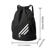 Bolsas deportivas de gimnasio para hombre y mujer, zapatos grandes de Fitness, baloncesto, fútbol, acampada, mochilas de viaje de fin de semana - details 1