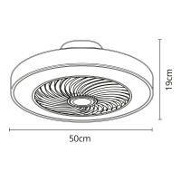 BEL AIR HOME - Ventilador Plafón LED 72W CATHAY con Motor DC y Mando a Distancia - Iluminación Ajustable - Diseño Moderno y Eficiente - details 5