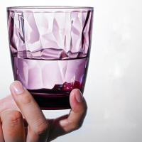 5pcs water cup household PC cup restaurant beverage juice cup, brown, gray, green, transparent, pink - details 8