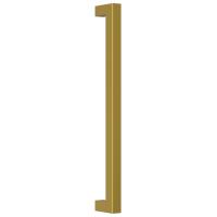 vidaXL Tiradores para armarios 10 uds acero inoxidable dorado 224 mm - details 2