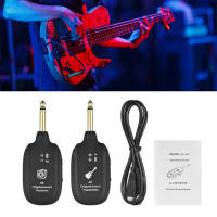 Set De Transmisor Y Receptor Inalámbrico UHF A8 Para Guitarra Eléctrica Bajo Violín 730mhz 50M Rango De Comunicación - details 2