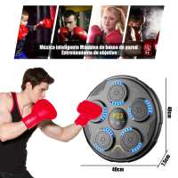 Entrenador de boxeo musical inteligente para niños y adultos, máquina de boxeo de respuesta electrónica LED, bolsa de arena colgante de pared, Compatible con Bluetooth - details 4