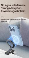 Soporte Magnético Para Coche VIKEFON Compatible Con iPhone Xiaomi Samsung Plegable Para Viaje Bracket Avión Cocina Gimnasio Clip Montaje Universal - details 1