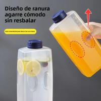 Botella De Jugos 2L a Prueba De Fugas Dispensador De Bebidas Con Escala Para Té Frío Agua Café Leche Uso Doméstico Y Picnic - details 11