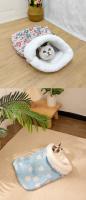 Cama De Invierno Para Mascotas Con Bolsillo Cálido De Lana Gruesa Y Suave Nido Para Gatos Con Agujero Para Dormir Eco-amigable - details 2