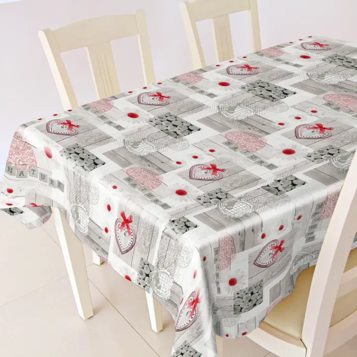 Mantel Hulehule Tex - Ciro Rojo PVC Estampado Innovador Resistente a Manchas - 1