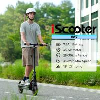 Patinete Eléctrico iScooter W7, Motor de 350W, Batería de 42V 7.8AH, Neumático de 8.5 Pulgadas, Velocidad Máxima de 35 km/h, Autonomía de 30 km, Freno de Disco, Doble Absorción de Impactos, Control por APP - details 11