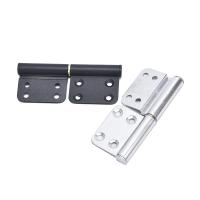 Juego De 2 Piezas De Juego De Bisagras De Puerta En Aluminio Negras De 4 Pulgadas Bisagra Desmontable Para Cocina Y Toilette Herramienta De Puerta Desmontable - details 2