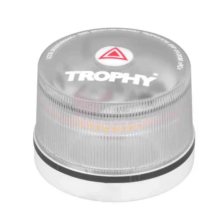 Trophy - V16 baliza de emergencia, IoT Luz de Emergencia V16 con Geolocalización, Exigible a Partir de 2026, Baliza Conectada con DGT 3.0, Señal V-16 para Coches, Aviso Ubicación. - 1