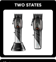 VGR002 9000RPM Máquina de Corte de Velo de Salón de Motor Magnético Inalámbrico Recargable Cortadora de Cabello Profesional para Los Hombres - details 7