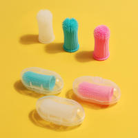 Cepillo De Dientes Para Perros Y Gatos De Silicona No Tóxica Super Suave Para Limpieza De Dientes Y Eliminación Del Aliento Malo Cuidado De La Salud Oral Para Mascotas - details 4
