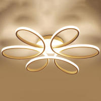 Lámpara De Techo LED Moderna Para Pasillo Sala De Estar Dormitorio Comedor Oficina Iluminación Interior Blanco Fuente De Aluminio - details 0