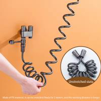 Top-Ducha higiénica para baño, grifo de bidé, válvula de ángulo de doble salida, cabezal de ducha, rociador de inodoro-TOP - details 8
