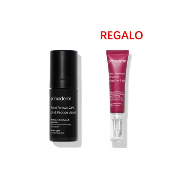Primaderm Retinal Renewal 0.1% GF & Peptide Sérum 30 ml + Regalo XPERT BALM 10ML - 1