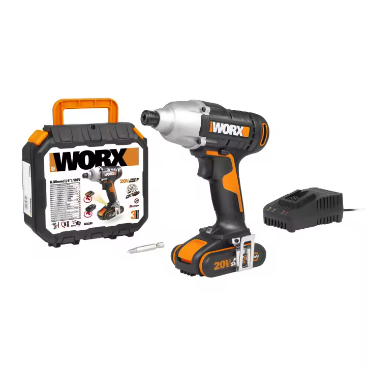 Worx WX291 Atornillador de impacto 20V con 1 batería de 2.0Ah - 1