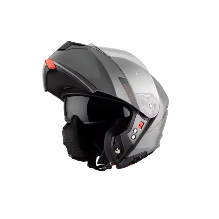 Casco Modular MT Genesis SV Solid A12 Gris Brillo - 1