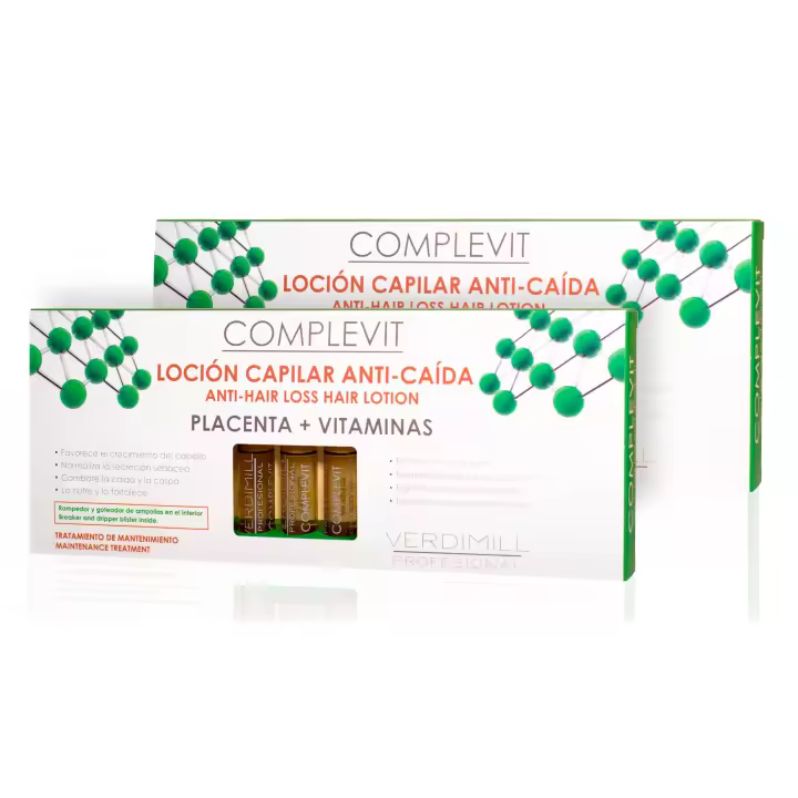 Cabello Verdimill PROFESIONAL | Ampollas Anticaída del Pelo | Tratamiento de Mantenimiento (12 Ampollas de 10ml) PACK de 2 CAJAS- 24 AMPOLLAS - 1
