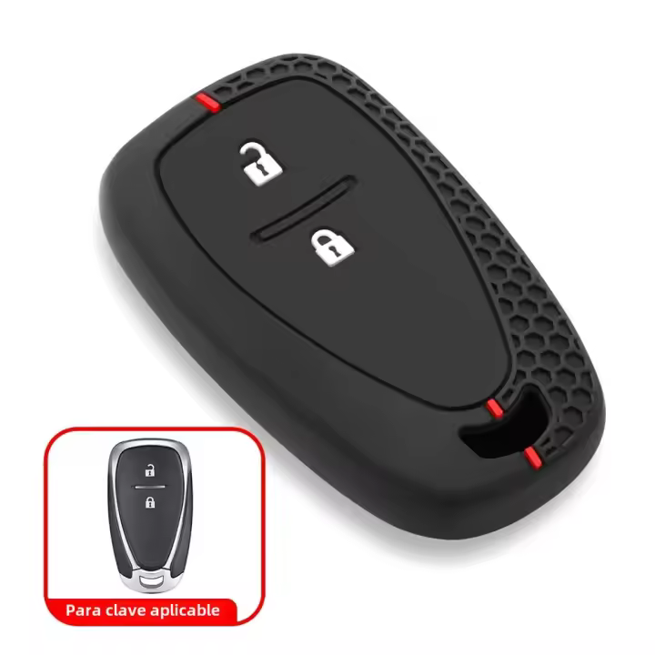 Carcasa De Llave De Coche Para Chevrolet Cruze Malibu Spark Sonic Impala Equinox Volt Trax Traverse Camaro Silicona Protector Para Llaves De Fob Remoto - 1