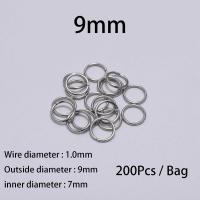 Anillos De Salto Abiertos De Acero Inoxidable 100-200pcs 3-15mm Para Fabricación De Joyas DIY Accesorios De Conexión - details 18