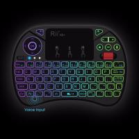 Teclado Mini Rii X8+ Con Touchpad Para Android TV Box Smart TV/PC/Ipad Búsqueda De Voz Retroiluminación LED Wireless RU/US - details 5