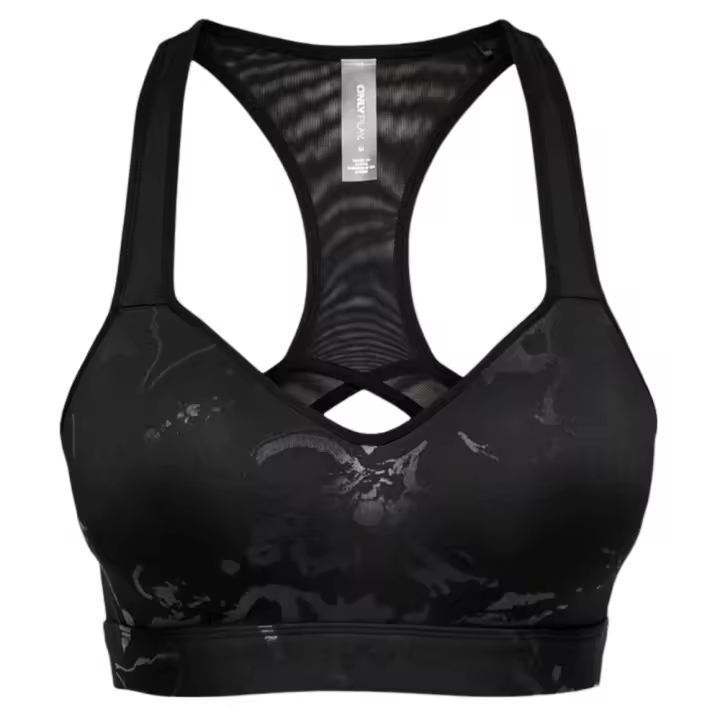 ONLY PLAY 15244377black ONPFALKA AOP SPORTS SUJETADOR/TOP DEPORTIVO MUJER - 1