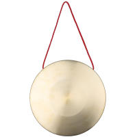 Gong De Mano 22/30cm En Latón Para Cifra De Ópera Con Martillo Redondo De Juguete Instrumento De Percusión - details 9