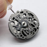 Movimiento Mecánico De Cuarzo Negro Con Esqueleto Auténtico NH72 Para Relojes De Pulsera Precisión Alta 24 Joyas Mecha Mod NH72A - details 3