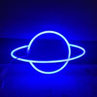 Lámpara Neón LED De Forma Planetaria Tierra Para Decoración De Pared Hogar Y Fiestas Luz Nocturna Con Batería Incluida - details 9