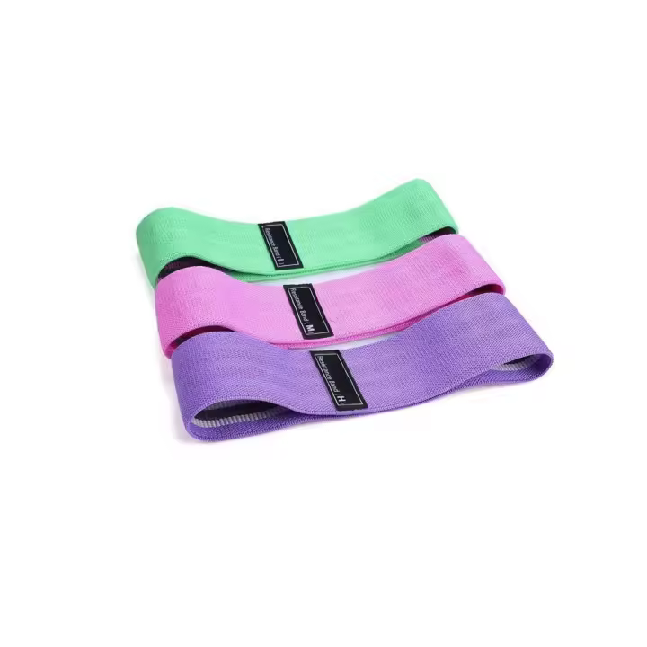 Merca9-Bandas Elasticas Textil Musculacion Antideslizantes de Tela para Ejercicios de Gluteos, Cadera, Piernas, Yoga, Pilates, Crossfit y Fitness - 1