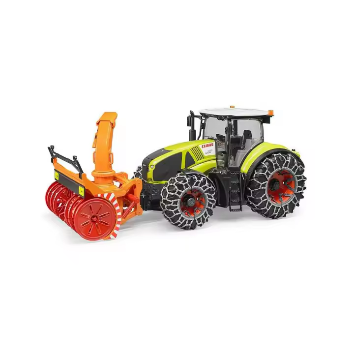 Bruder Axion 950 Tractor de Nieve con Quitanieves - Divertido y Realista - Fácil de Controlar - 1