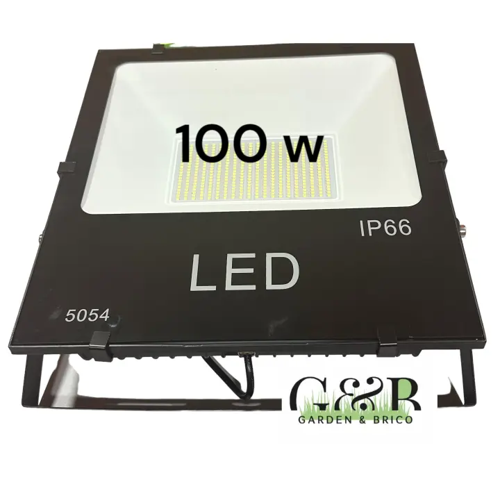 FOCO PROYECTOR LED SMD3030 IP65 100W  NEGRO - 1